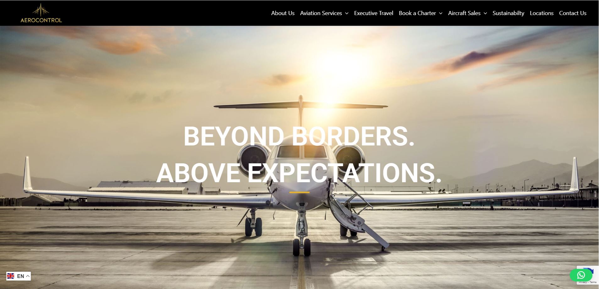 Aero Control Group website preview