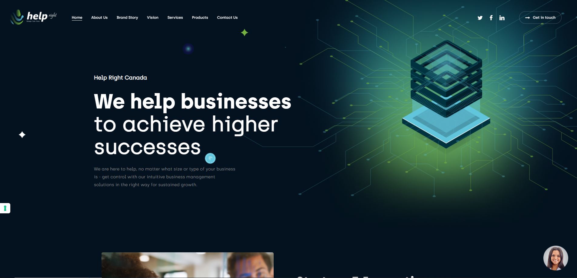 HelpRight Canada website preview