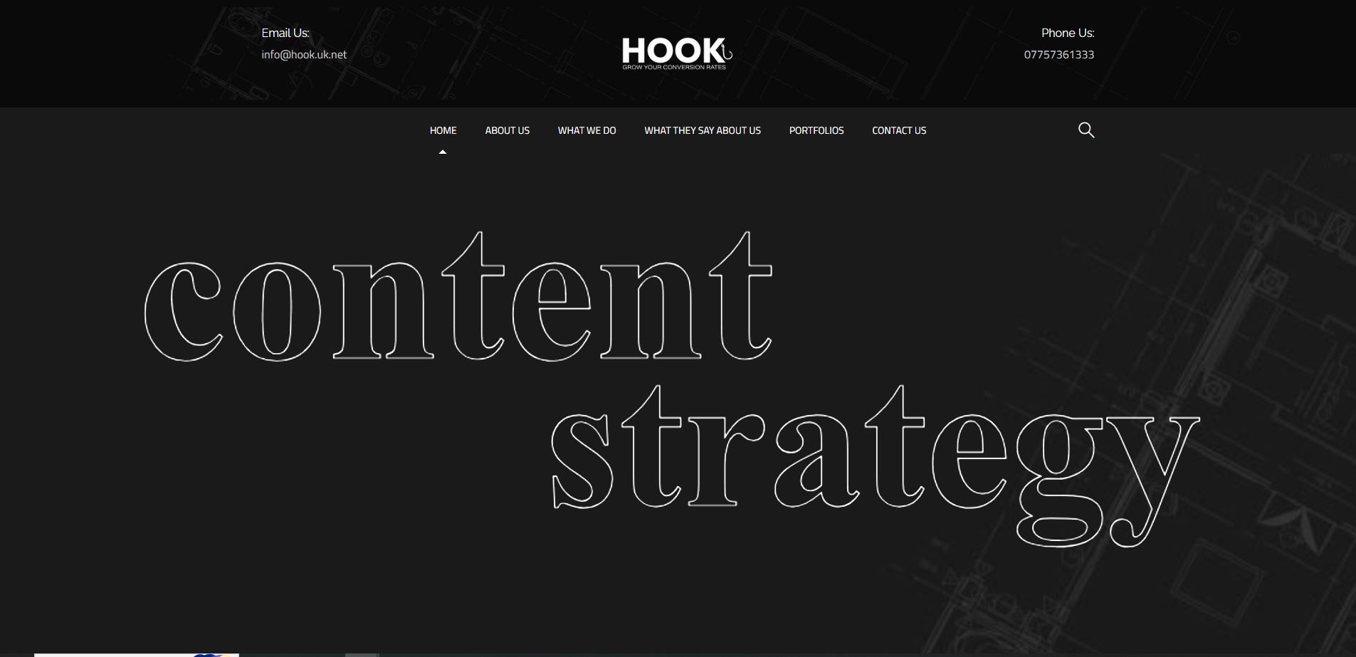 Hook Copywriting website preview
