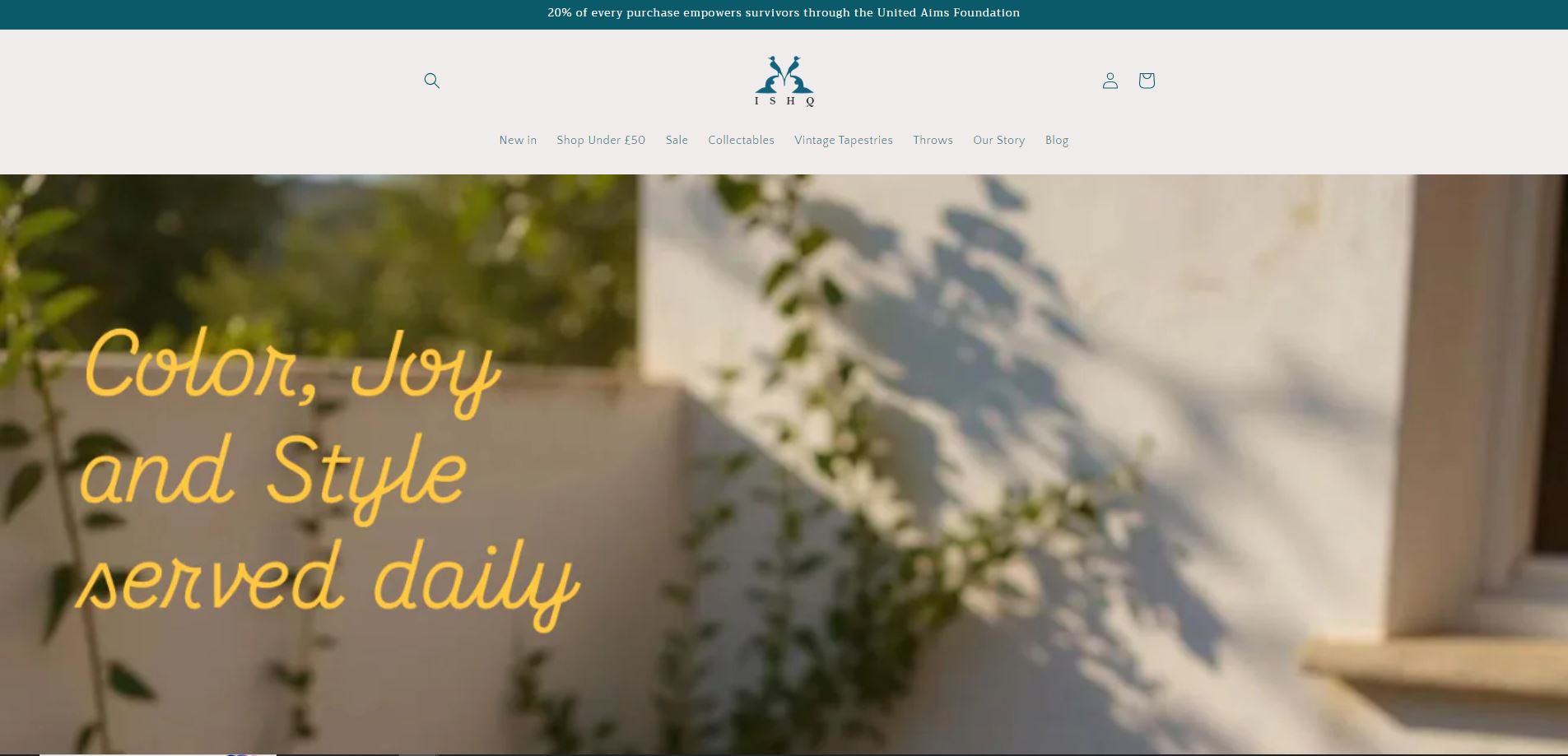 Ishq website preview