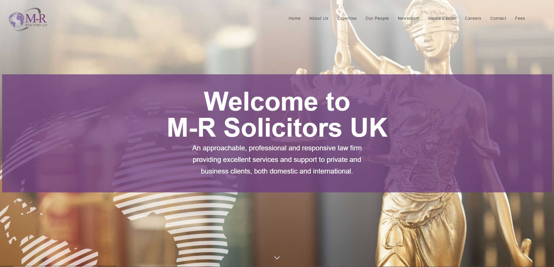 MR Solicitors website preview