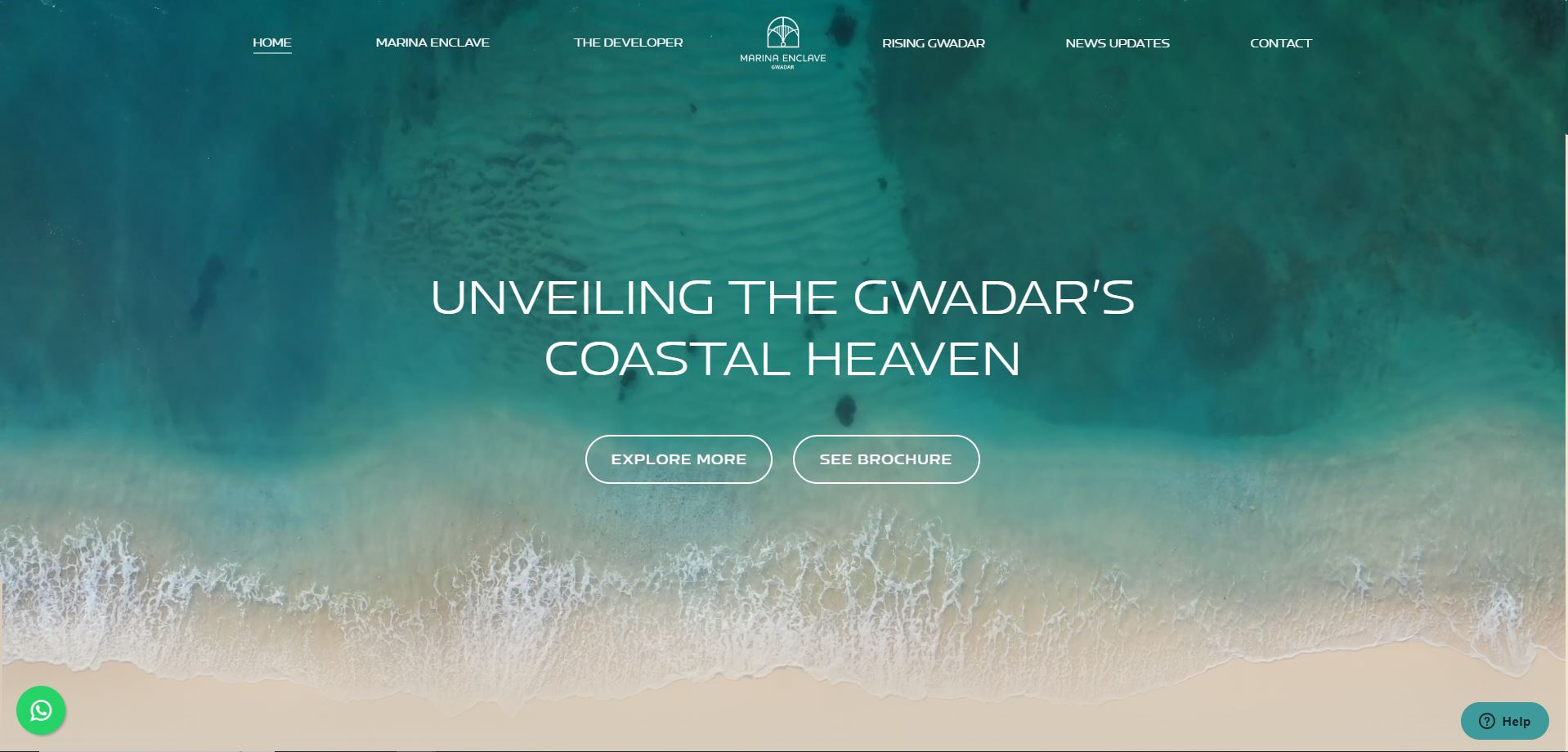 Marina Enclave website preview